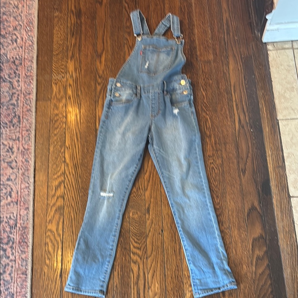 Kids Levi’s Blue Denim Overalls